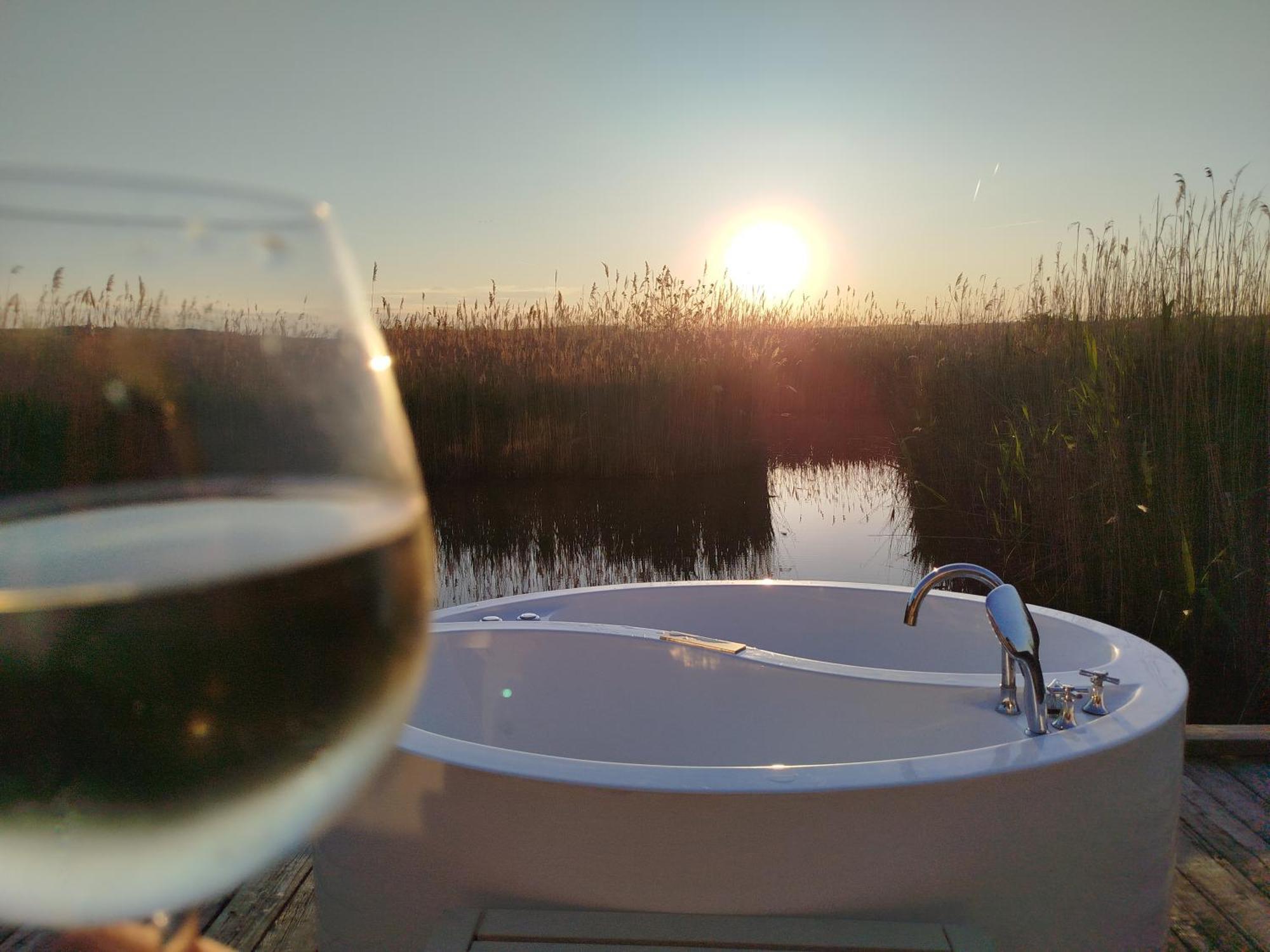 Pfahlbau Sunset II Toplage Inklusive Elektroboot Rust Eksteriør bilde